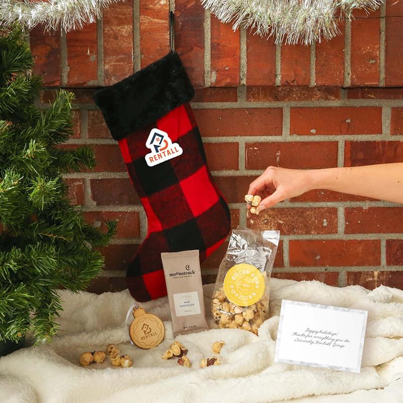 By The Fire Holiday Stocking Set