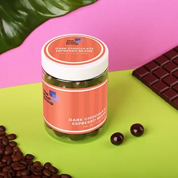 Dark Chocolate Espresso Beans -Large Jar 