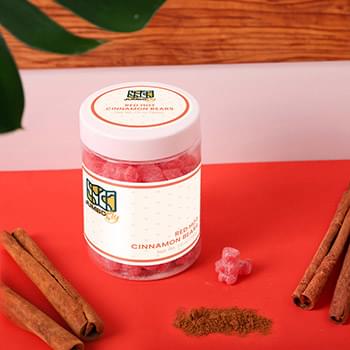 Red Hot Cinnamon Bears-Large Jar